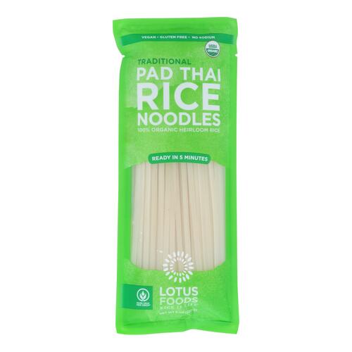 LOTUS FOODS: Pad Thai Rice Noodles Organic Traditional, 8 oz - 0708953641027