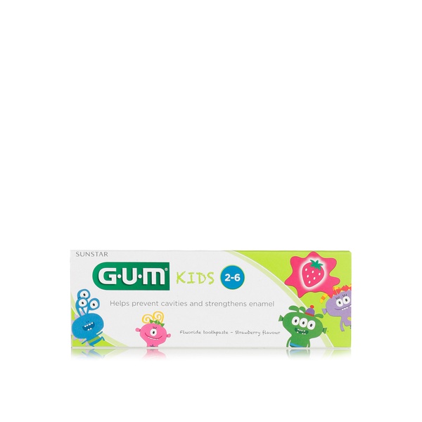 GUM kids fluoride 2-6 years toothpaste 50ml - Waitrose UAE & Partners - 70942304153