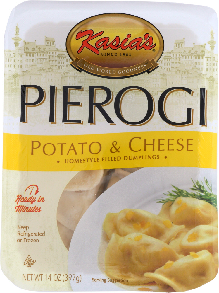 KASIA’S: Pierogi Potato and Cheese, 14 oz - 0709481000010