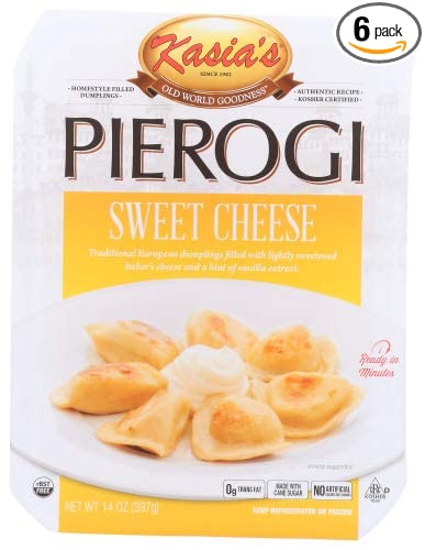 KASIAS Pierogi, Cheese, 14 Ounce (Pack of 6) - 709481000027