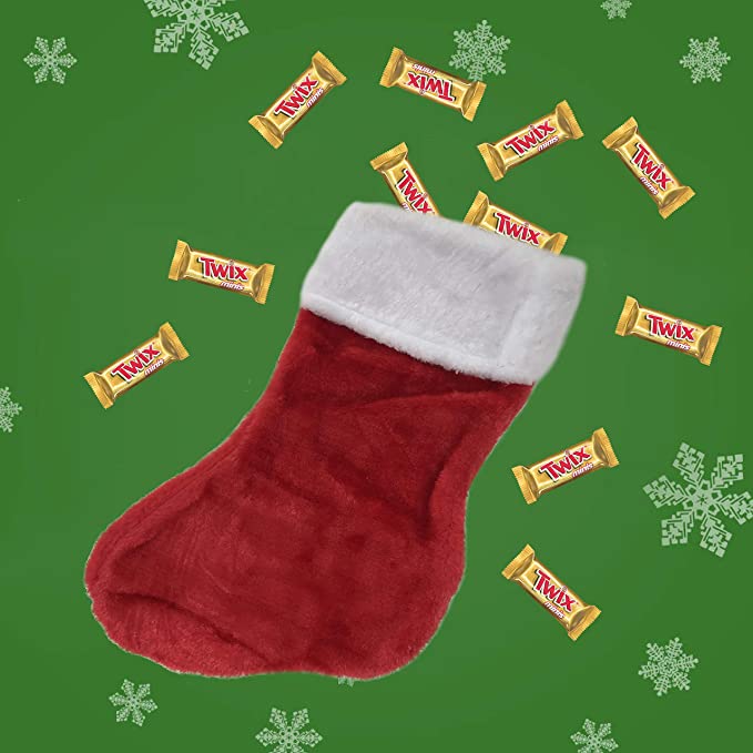 Christmas Stockings Prefilled with 2lbs Bulk Holiday Candy, Stocking Stuffers for Kids and Adults, Secret Santa Gifts for Holiday Season - 709930708856