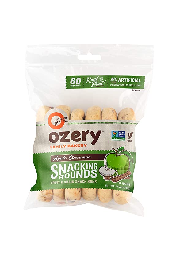  Ozery Snacking Rounds Apple Cinnamon 10.6 Oz. (Pack of 2)  - 710051672353