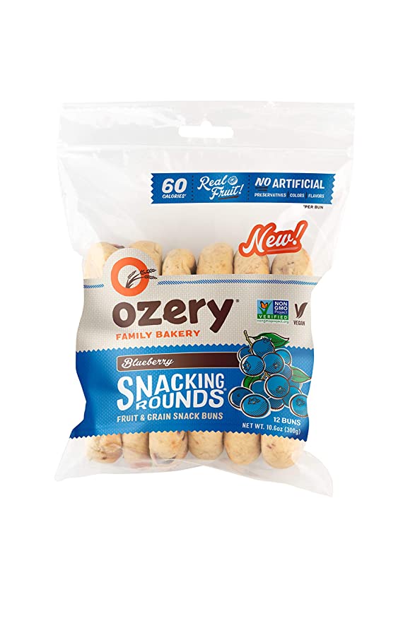  Ozery Snacking Rounds Blueberry 10.6 oz. (Pack of 2)  - 710051672360