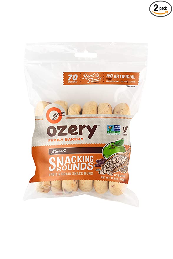  Ozery Snacking Rounds Muesli 10.6 oz. (Pack of 2)  - 710051672384