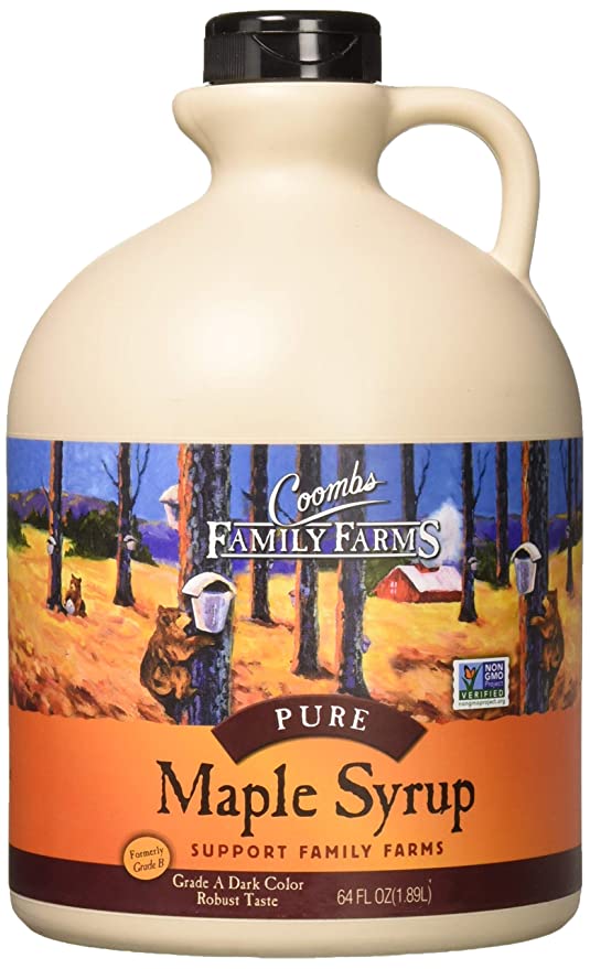  Coombs Maple Syrup, Grade A Dark Color Robust Taste 64 Fl Oz  - 710282428644