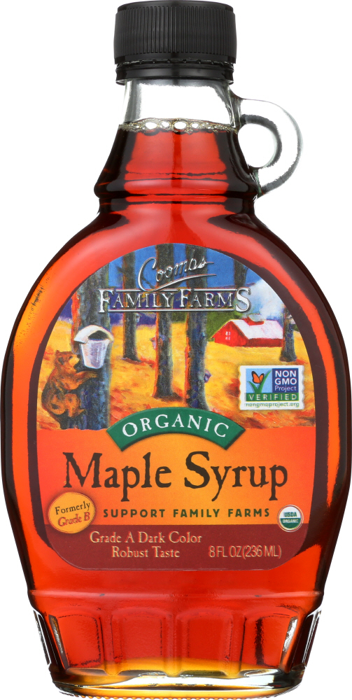 COOMBS FAMILY FARMS: Organic Maple Syrup, 8 oz - 0710282439084