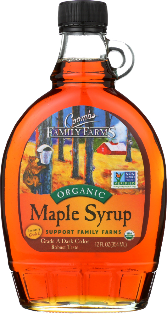 COOMBS FAMILY FARMS: Organic Maple Syrup, 12 oz - 0710282439121