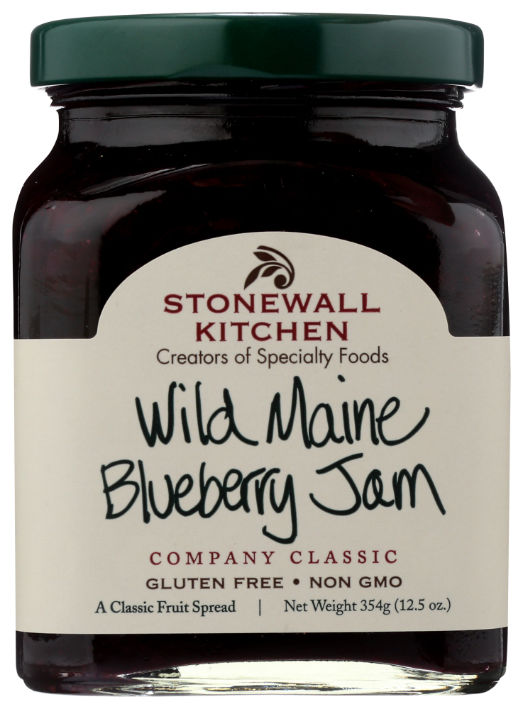 STONEWALL KITCHEN: Wild Maine Blueberry Jam, 12.50 oz - 0711381000083