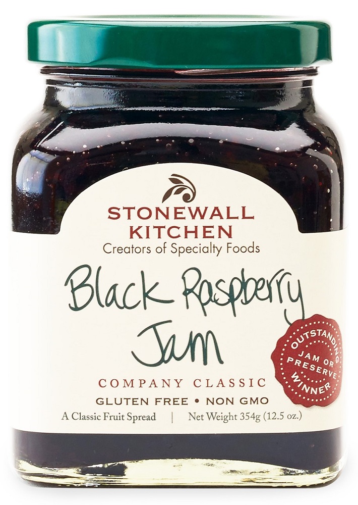 STONEWALL KITCHEN: Black Raspberry Jam, 12.50 oz - 0711381021385