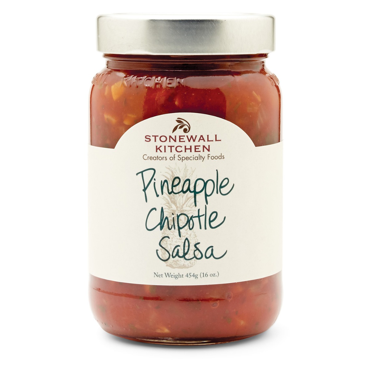 STONEWALL KITCHEN: Pineapple Chipotle Salsa, 16 oz - 0711381023082