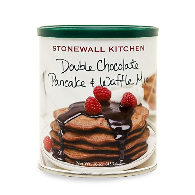  Stonewall Kitchen Double Chocolate Pancake and Waffle Mix, 16 Ounces  - 711381311295