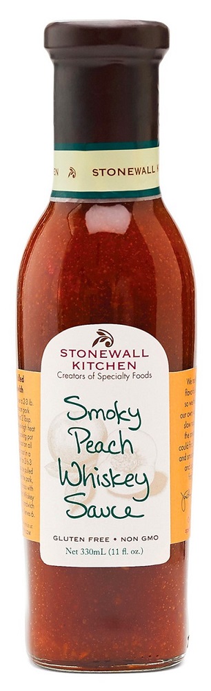 STONEWALL KITCHEN: Smoky Peach Whiskey Sauce, 11 fo - 0711381311448