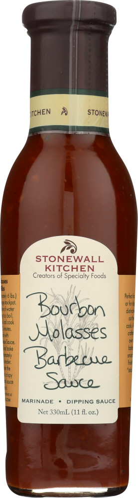 STONEWALL KITCHEN: Bourbon Molasses Barbecue Sauce, 11 fo - 0711381311455