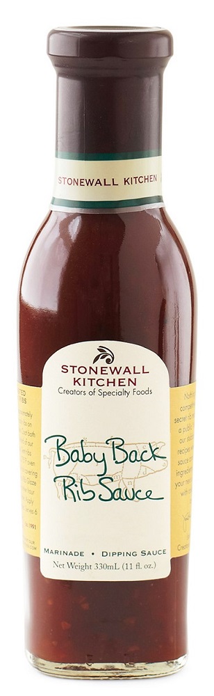 STONEWALL KITCHEN: Baby Back Rib Sauce, 11 fo - 0711381317990