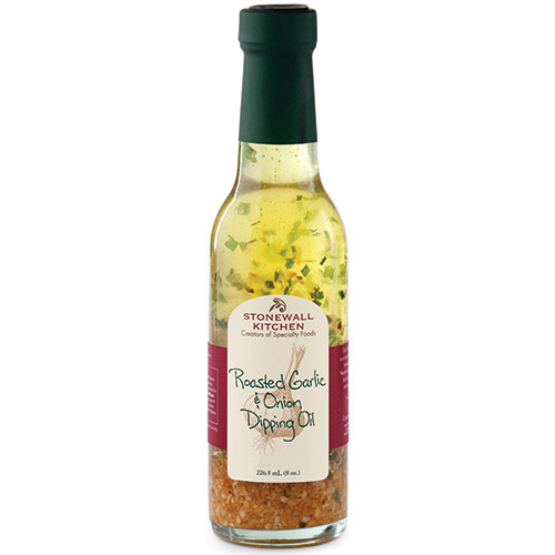 STONEWALL KITCHEN: Roasted Garlic & Onion Dipping Oil, 8 oz - 0711381322598