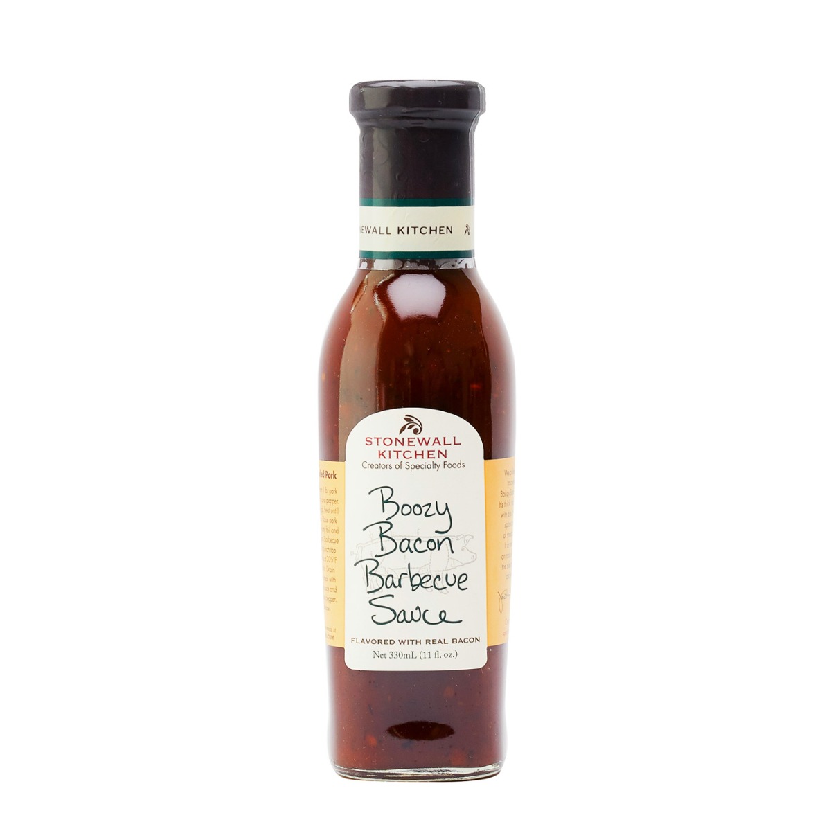 STONEWALL KITCHEN: Boozy Bacon Barbecue Sauce, 11 oz - 0711381323595