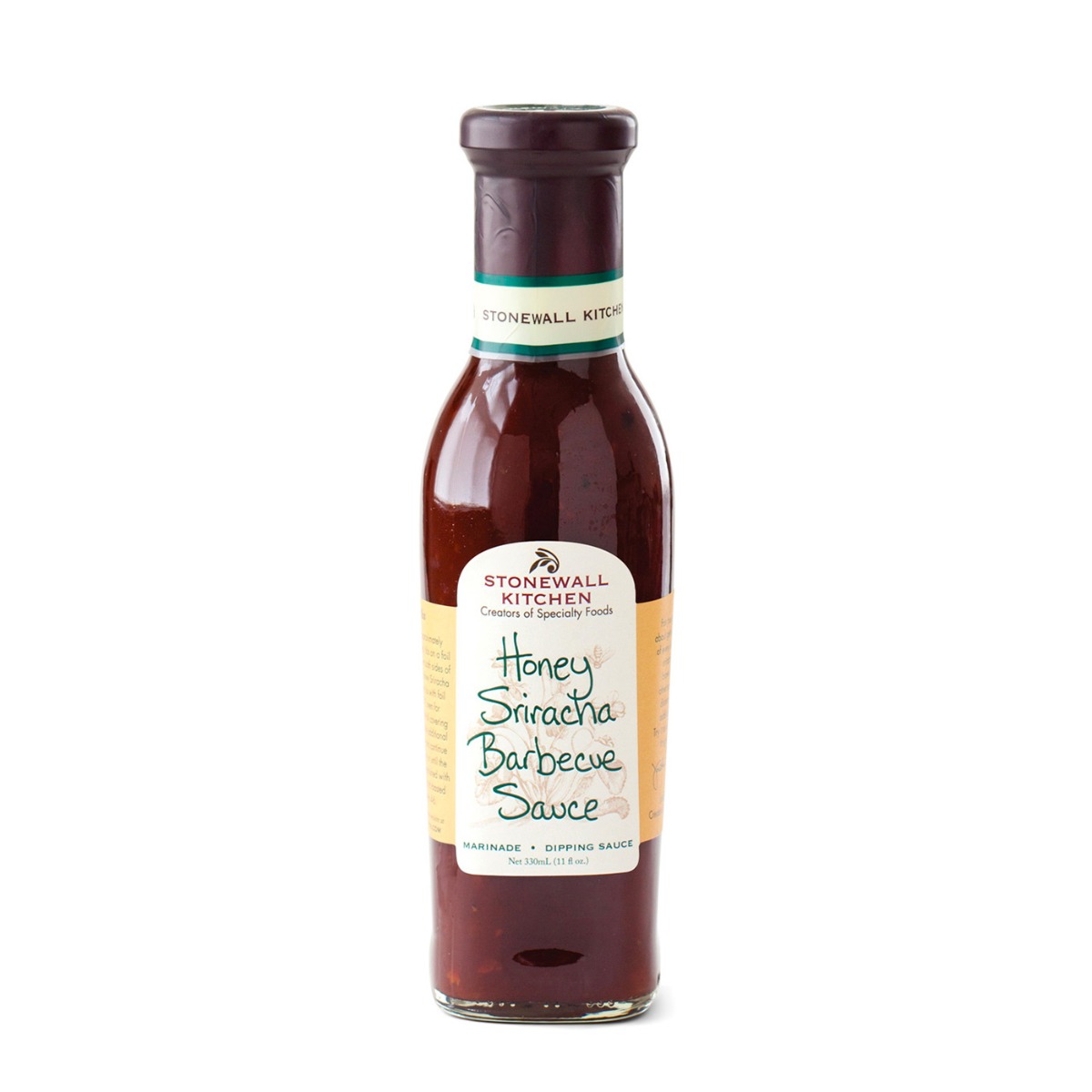 STONEWALL KITCHEN: Honey Sriracha Barbecue Sauce, 11 fo - 0711381323601