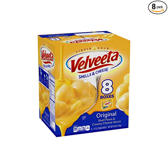  Velveeta Shells and Cheese, Original 12 oz. 8 pk. A1  - 711403638065