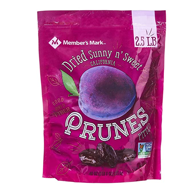  Member's Mark Dried Sunny n' Sweet California Prunes Pitted 2.5 lbs. A1  - 711403643342