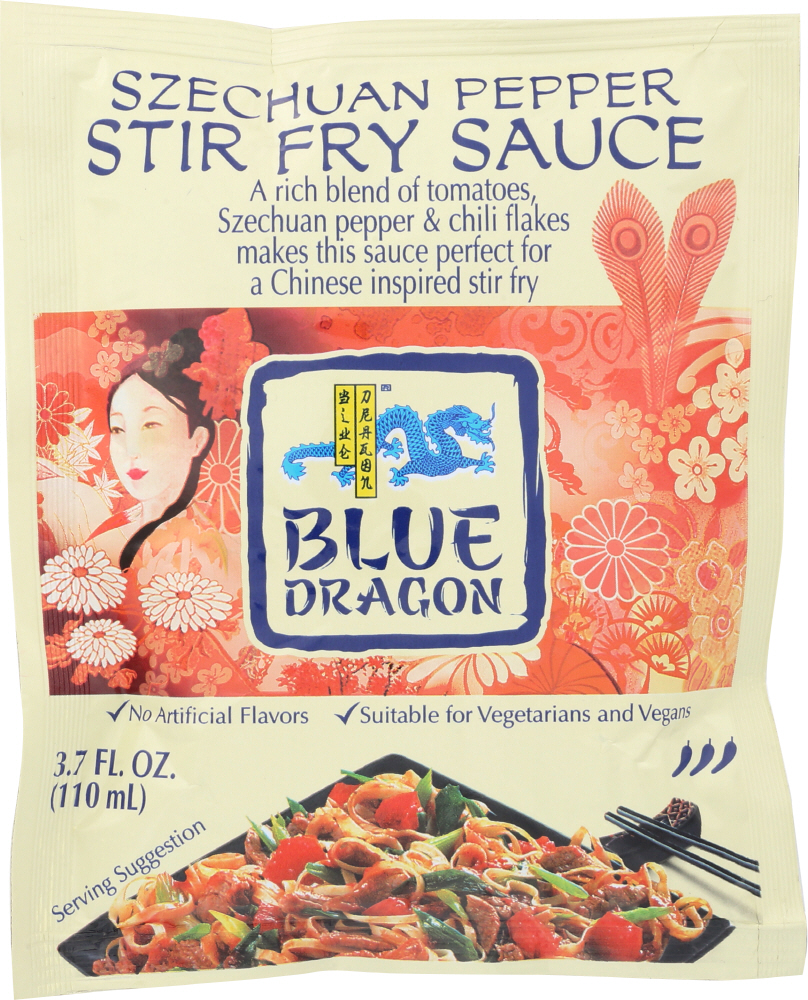 Blue Dragon, Szechuan Pepper Stir Fry Sauce - 711464506334
