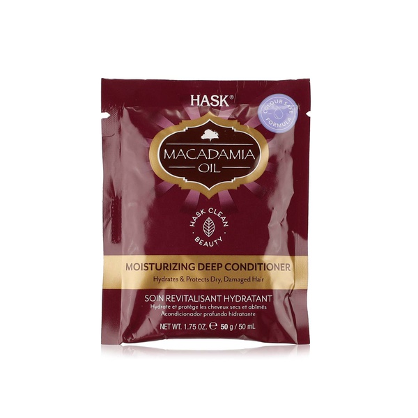 Hask macadamia oil hydrating deep conditioning hair treatment 50g - Waitrose UAE & Partners - 71164333051