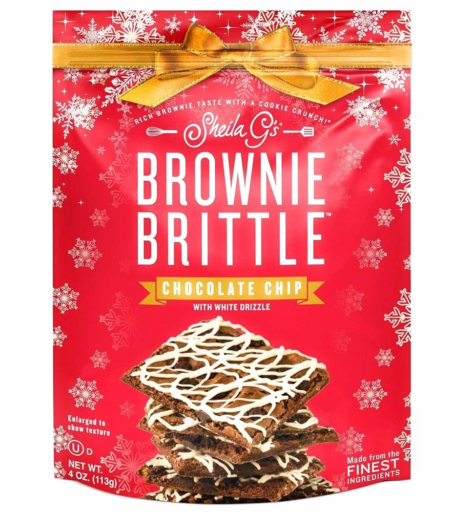 SHEILA G’S: Brownie Brittle Chocolate Chip with White Drizzle, 4 oz - 0711747010244