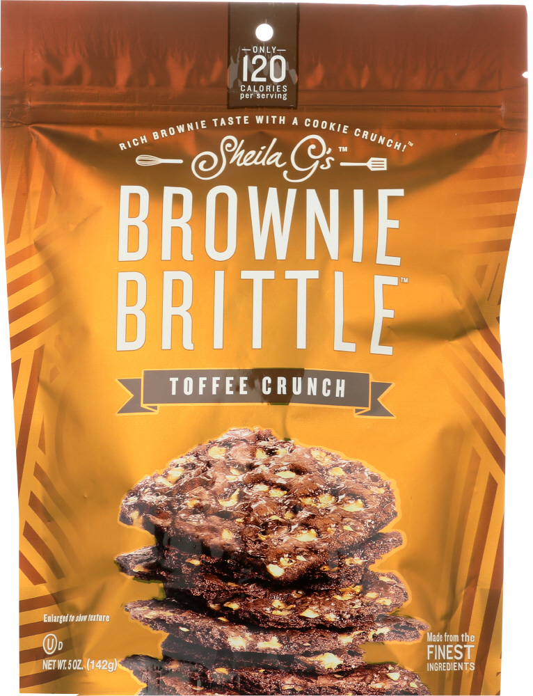 SHEILA G’S: Brownie Brittle Toffee Crunch, 5 oz - 0711747012446