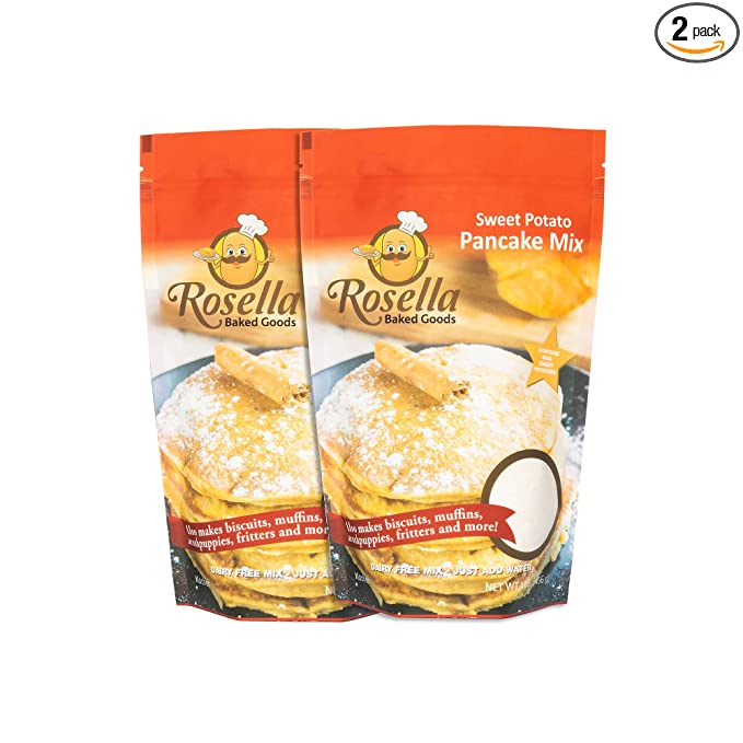  Gourmet Sweet Potato Pancake Mix by Rosella Baked Goods - 2Pack  - 712038019007