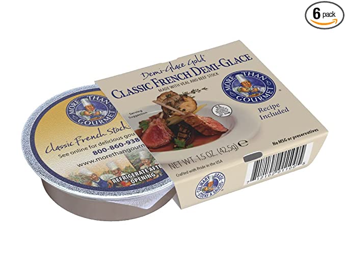 More Than Gourmet Classic French Demi Glace, 1.5 Oz, Pack of 6  - 712102000719