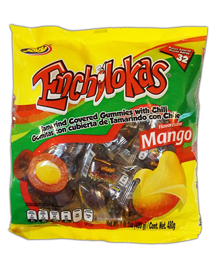 Jovy, Enchilokas, Tamarind Covered Gummies With Chili, Mango - 712199079827