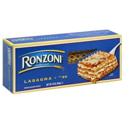 Ronzoni Lasagna - 71300000809