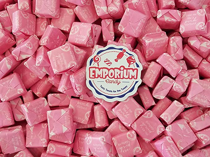 Starburst All Pink Strawberry - 1.5 lbs of Delicious Fresh Bulk Wrapped Taffy Candy with Refrigerator Magnet  - 713091946095