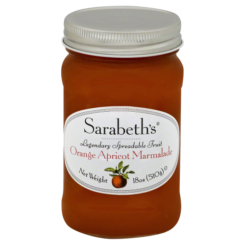 SARABETHS: Marmalade Orange Apricot, 18 oz - 0713109160017