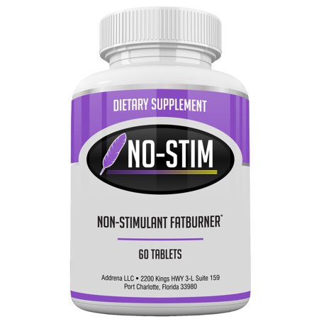 Non Stimulant Fat Burner Diet Pills That Work- No Stimulant Appetite Suppressant & Best Caffeine Free Weight Loss Supplement for Women & Men- Natural Thermogenic Fat Loss Pill - No-Stim 60 Tablets - 713757389105