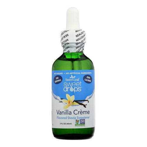 SWEETLEAF: Liquid Stevia Sweet Drops Sweetener Vanilla Creme, 2 oz - 0716123123846