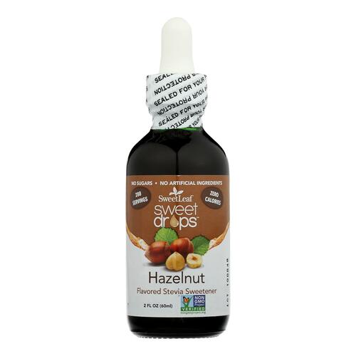 SWEETLEAF: Sweet Drops Liquid Stevia Hazelnut, 2 oz - 0716123124157