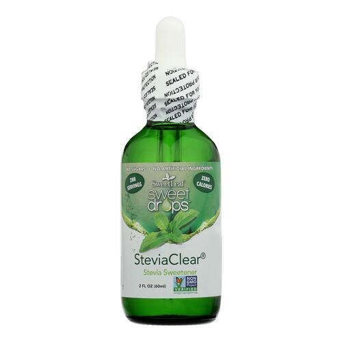 SWEETLEAF STEVIA: Liquid Stevia Sweet Drops Sweetener Steviaclear, 2 oz - 0716123125611