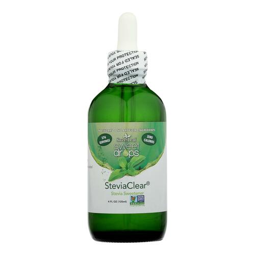 SWEETLEAF STEVIA: Liquid Stevia Sweet Drops Stevia Clear, 4 oz - 0716123125659