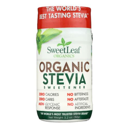 Sweet Leaf Sweetener - Organic - Stevia - 3.2 Oz - 0716123128100