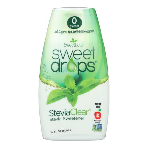 Sweet Leaf Sweet Drops - Stevia Clear - 1.7 Oz - 0716123128193