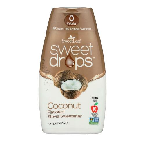 SWEETLEAF STEVIA: Coconut Stevia Sweet Drops, 1.7 oz - 0716123128278