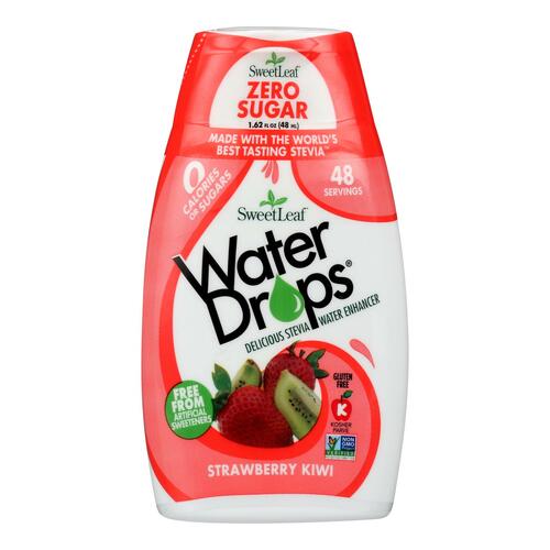 Sweet Leaf Water Drops - Strawberry Kiwi - 1.62 Fl Oz - 716123128506