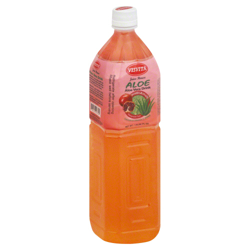 VISVITA: Drink Aloe Vera Pomegranate Flavor, 1.5 lt - 0718122297740