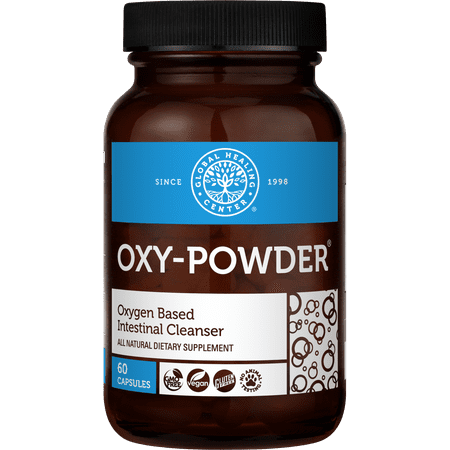 Global Healing Oxy-Powder Colon Cleanse & Detox Cleanse, Colon Cleanser & Detox for Weight Loss, Constipation Relief for Adults, Bloating Relief for Women & Men, Cleanse for Weight Loss (60 Capsules) (B01BGU4S28) - 718122402953