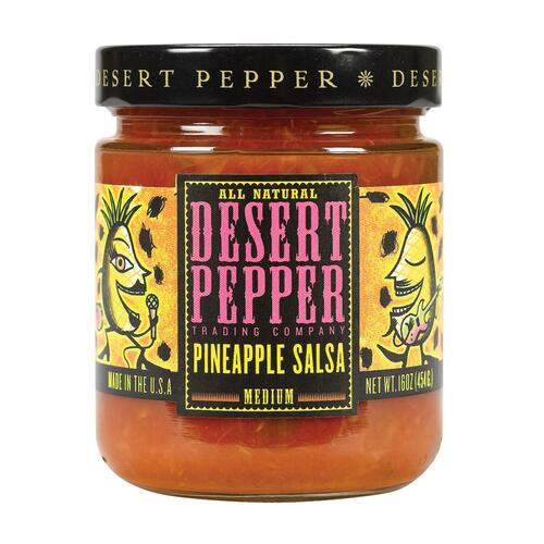 Desert Pepper Trading - Medium Pineapple Salsa - Case Of 6 - 16 Oz. - 719212101077