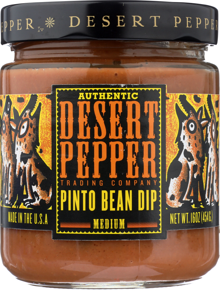 DESERT PEPPER: Pinto Bean Dip, 16 oz - 0719212799748