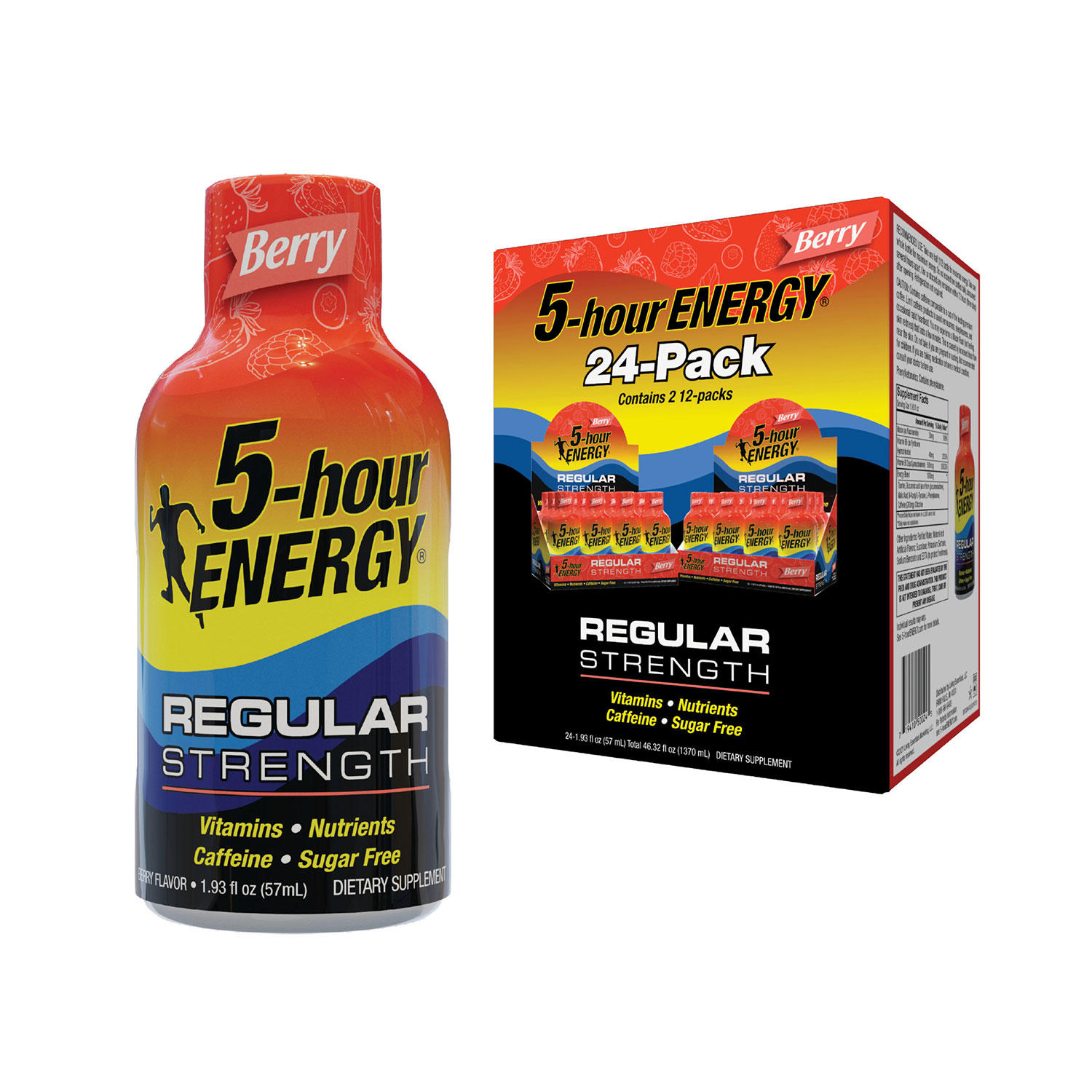 5 Hour Berry Energy Shots 2/12pks - 719410500245