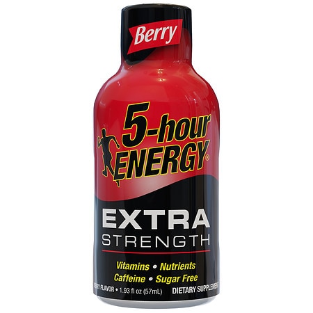 5-hour ENERGY® Shot, Extra Strength, Berry, 1.93 oz - 719410700010