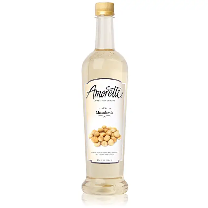  Amoretti Premium Syrup, Macadamia, 25.4 Ounce  - 719416132198