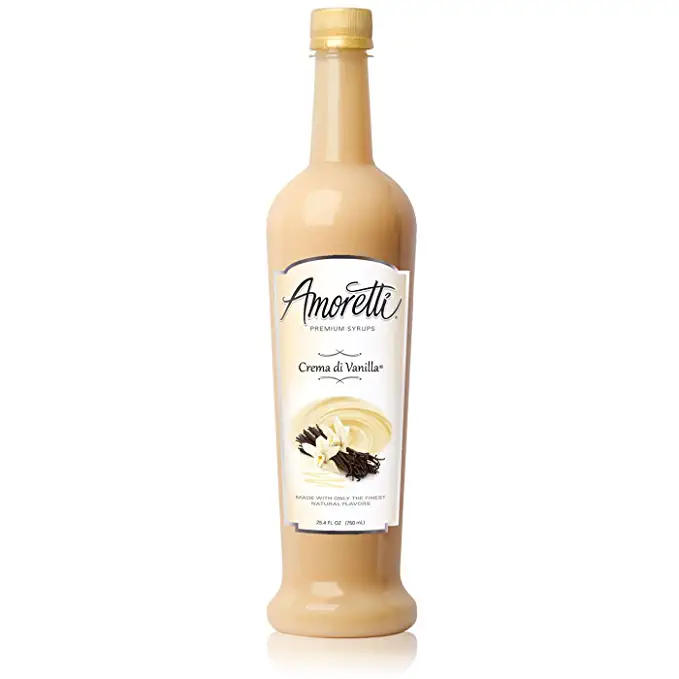  Amoretti Premium Syrup, Crema Di Vanilla, 25.4 Ounce  - 719416132594